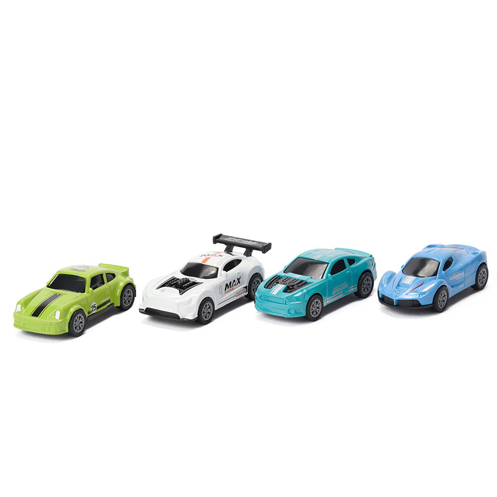 Small Toy Cars, 4 Pcs., Assorted Colors