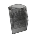 Metal Wall Tray, 5-Tier, Black