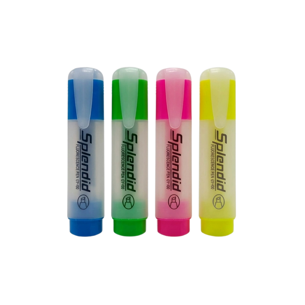 Colored Highlighters, Set of 4