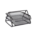Metal Desk Tray, Black