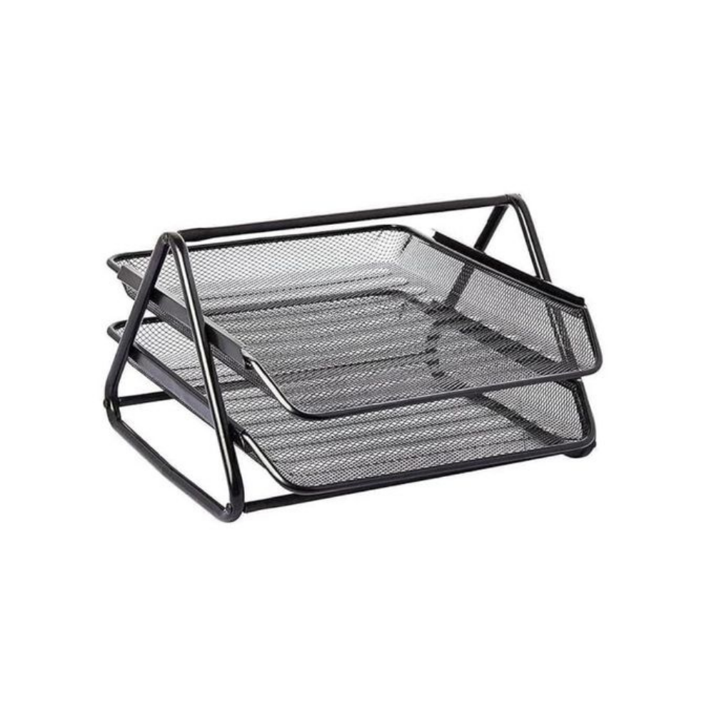 Metal Desk Tray, Black