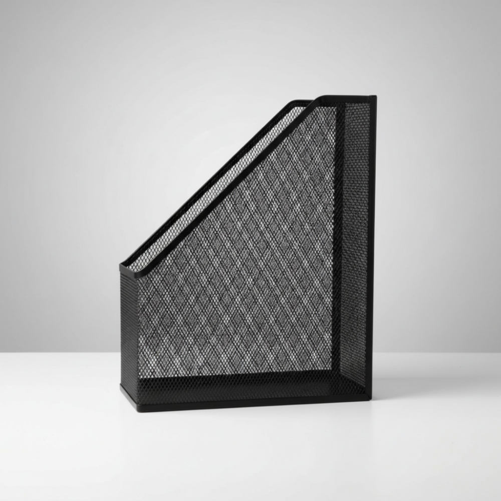 Metal Magazine Holder, Black