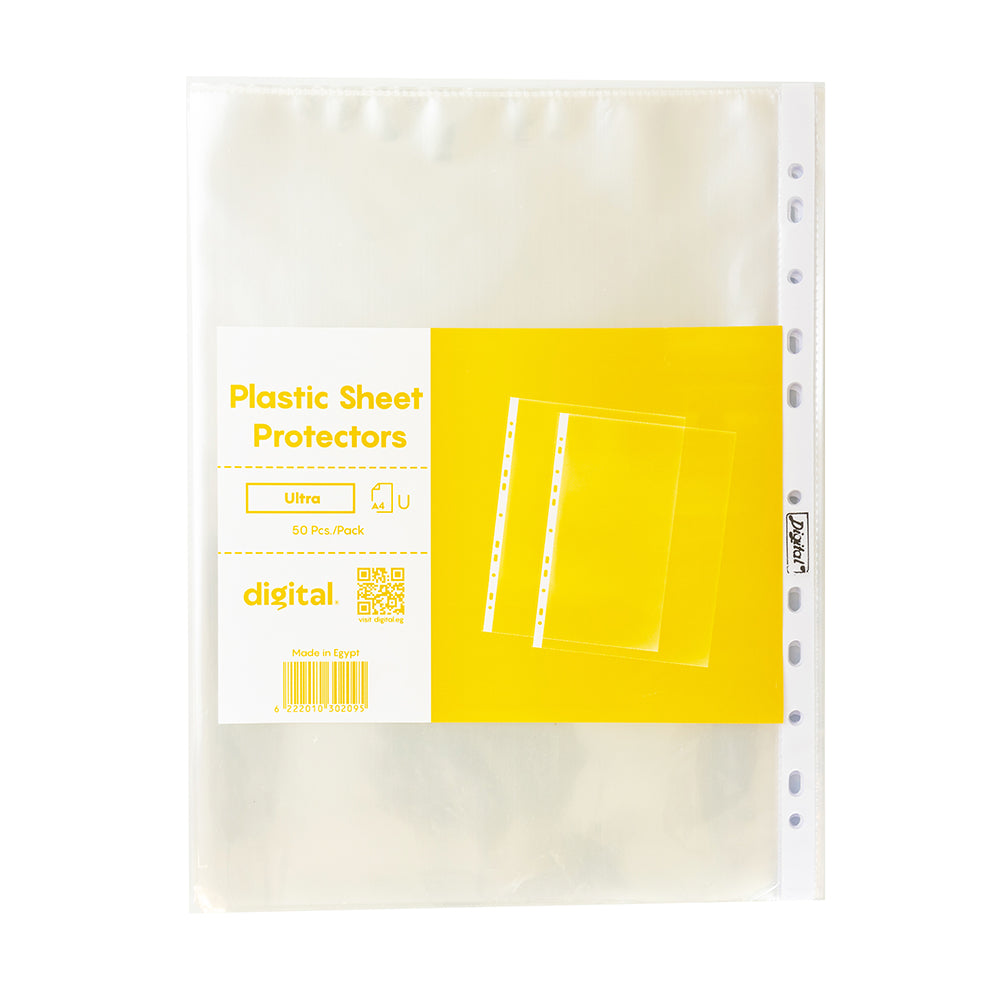 A4 Sheet Protector, U-Shape, 50 Pcs.
