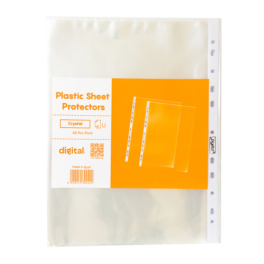 A4 Sheet Protector, U-Shape, 50 Pcs.