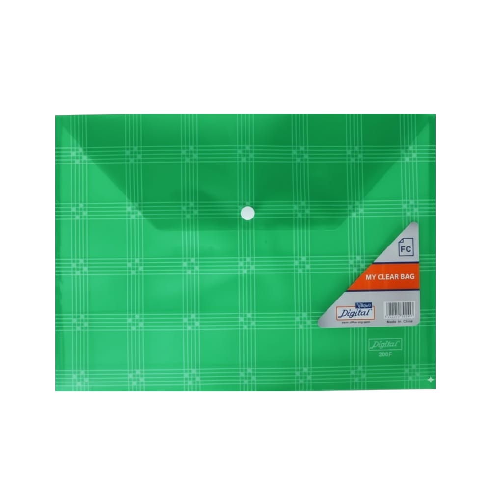 Envelope Folder with Button, FC Size, 1 Pc.