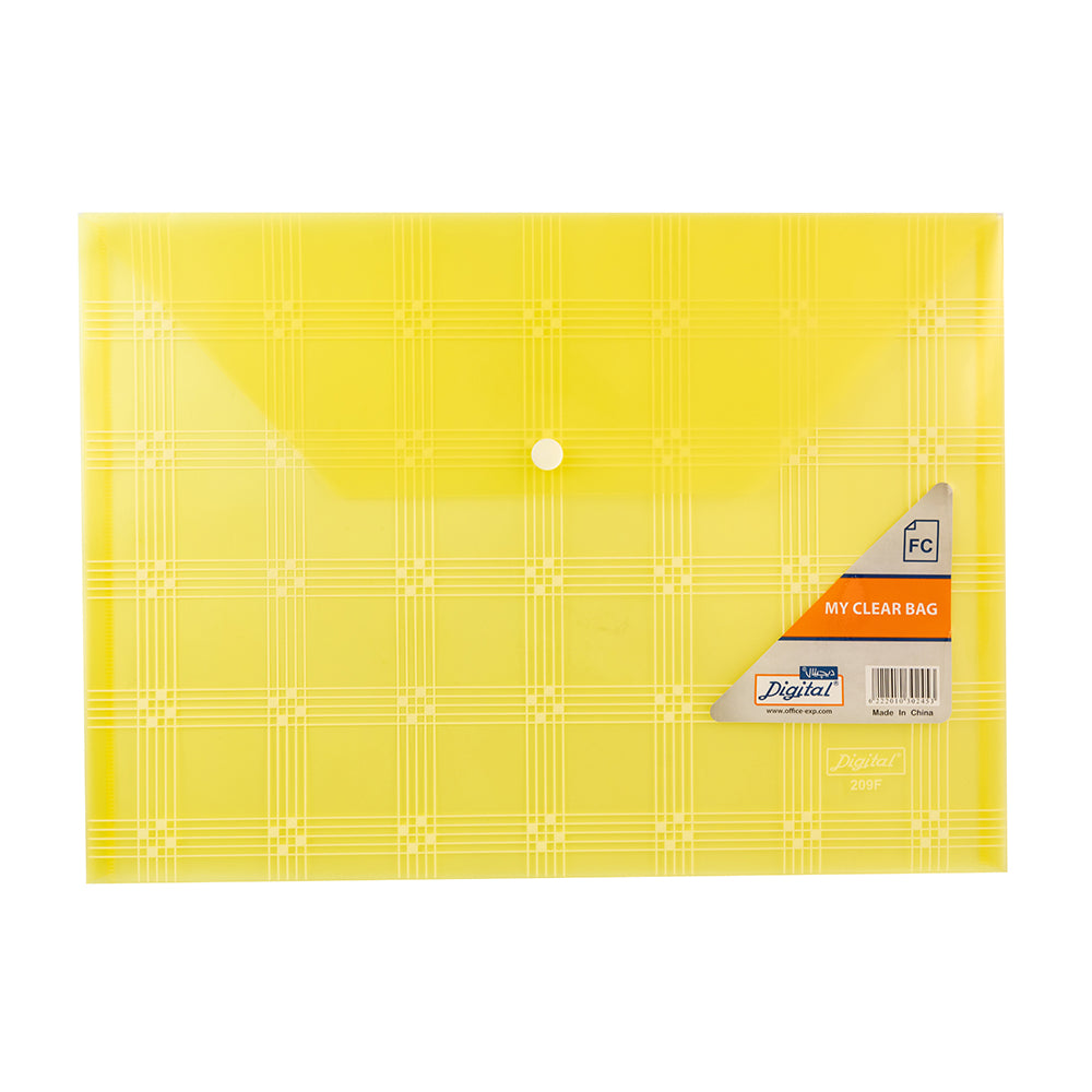 Envelope Folder with Button, FC Size, 1 Pc.