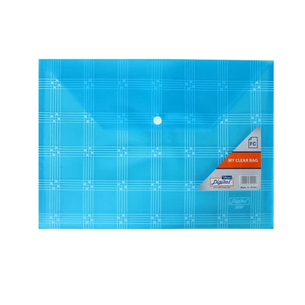 Envelope Folder with Button, FC Size, 1 Pc.