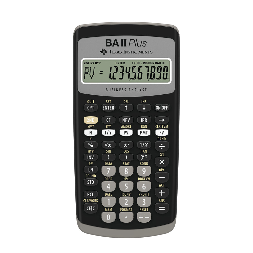 TI BA-II Plus Financial Calculator