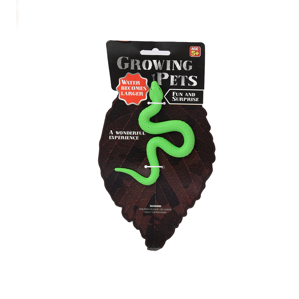 Grow-in-Water Snake Toy, Assorted Colors, AC02-4