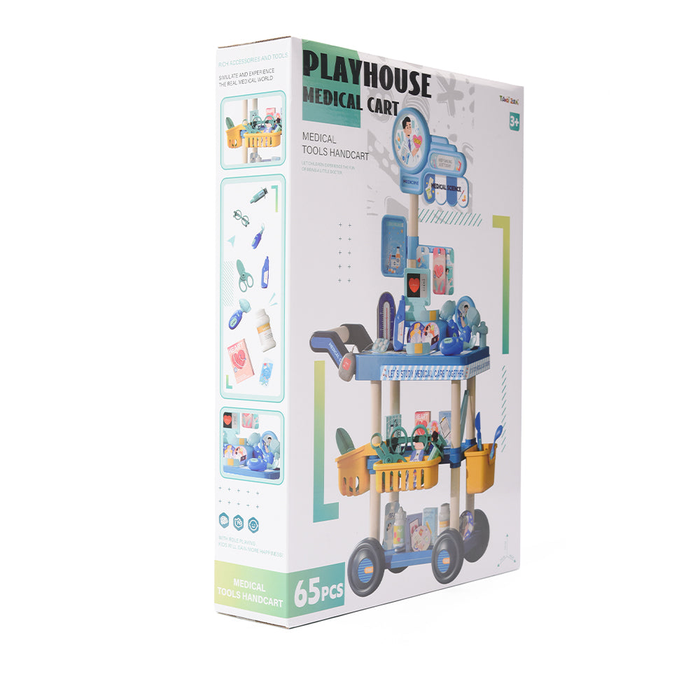 Medical Cart Play Set, 65 Pcs.