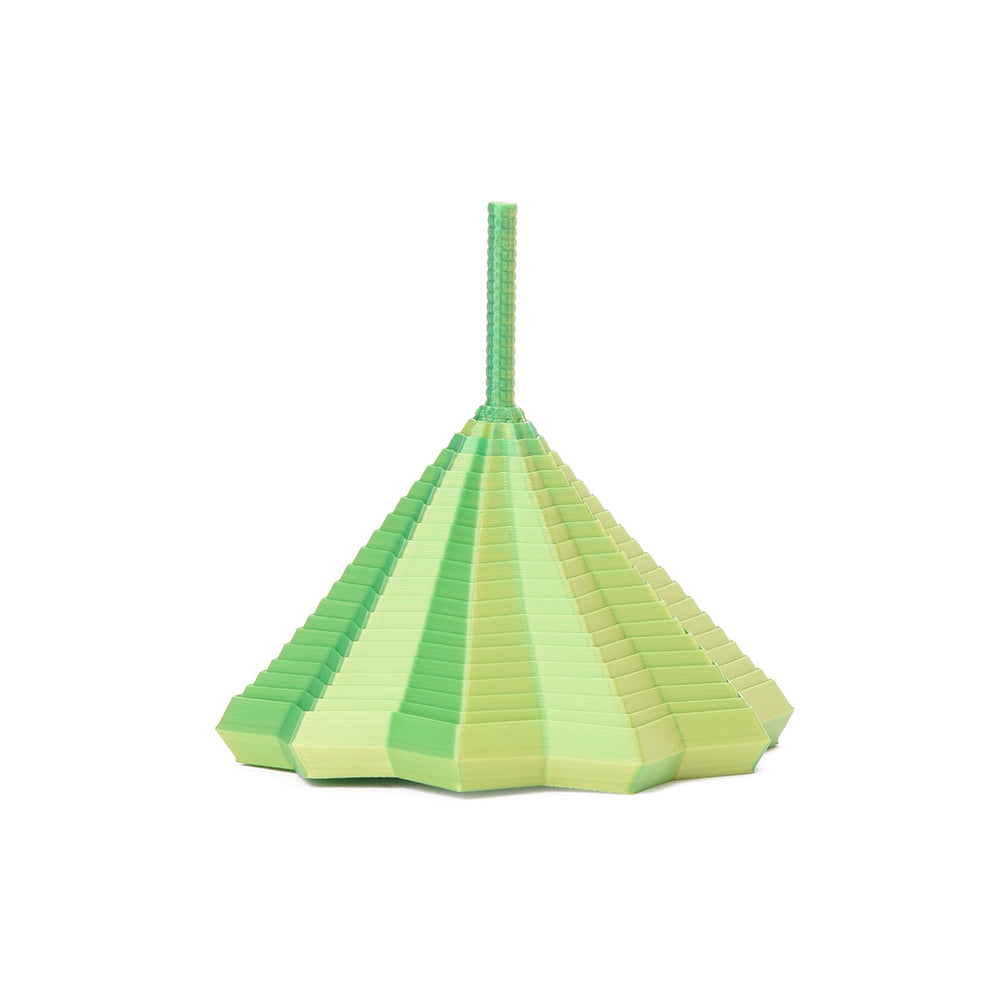 3D Printed Colored Radish Tower