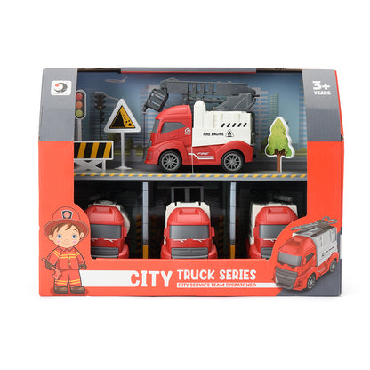 Firefighting Trucks Set