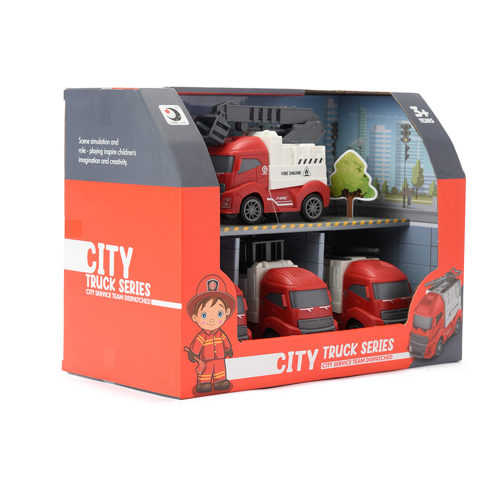 Firefighting Trucks Set