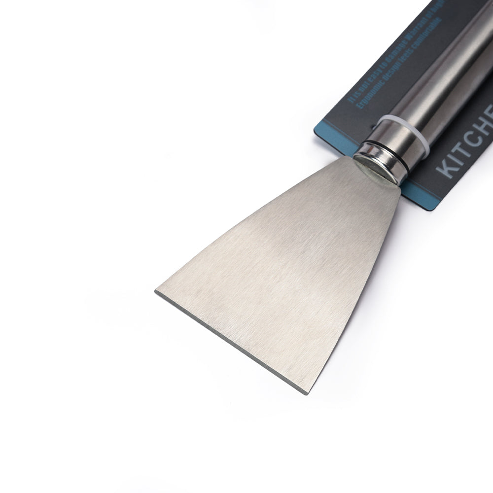 Stainless Steel Kitchen Spatula with Metal Handle