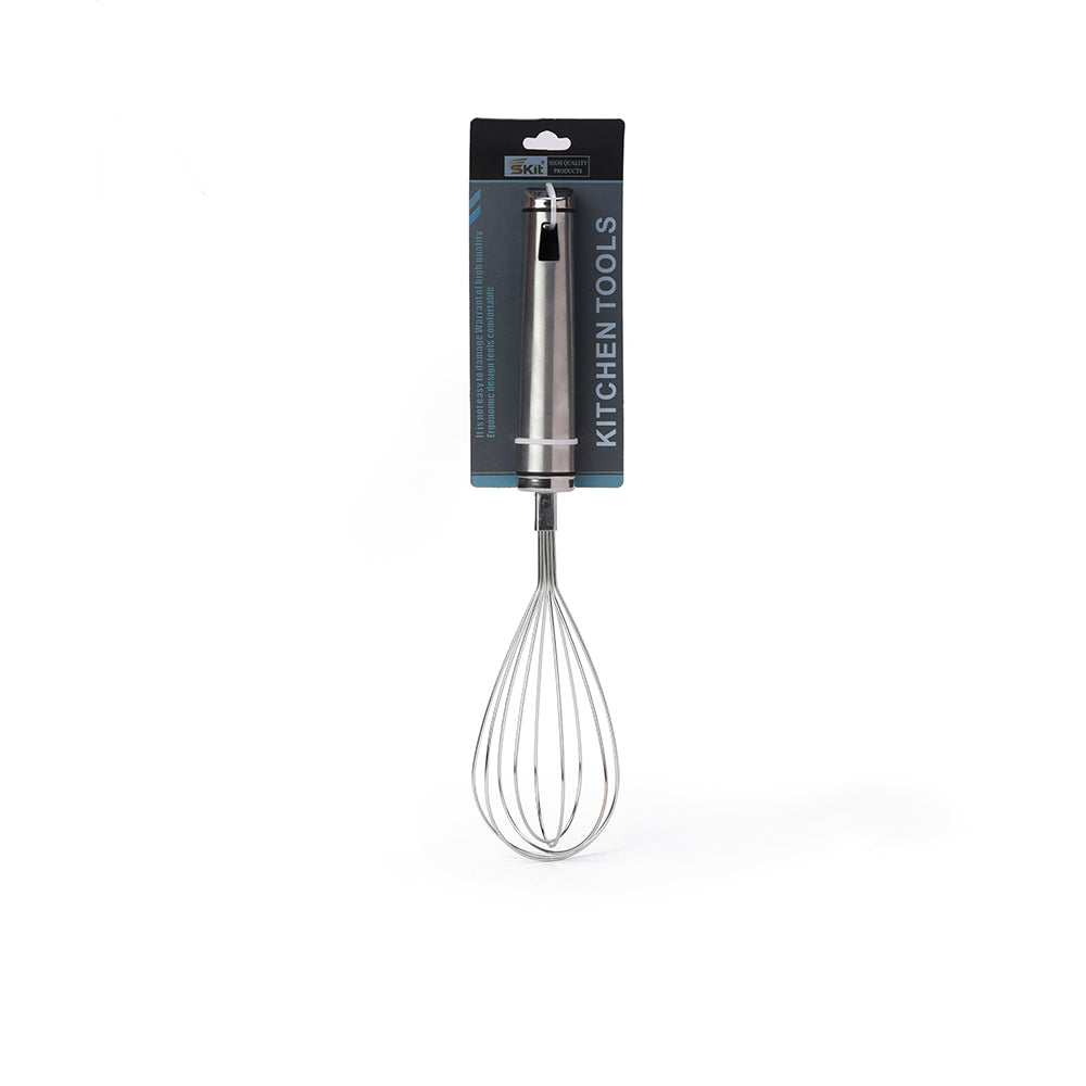 Stainless Steel Balloon Whisk with Metal Handle, 30 cm. (L)