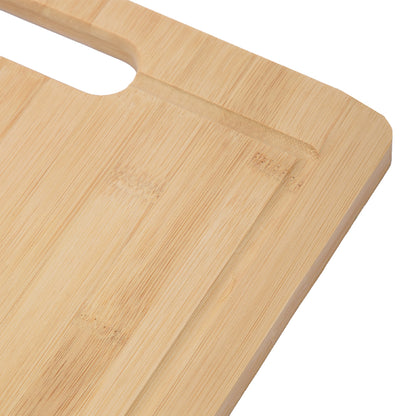 Bamboo Cutting Board with Grooves