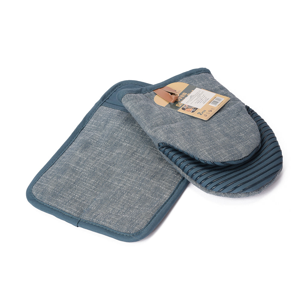 Oven Mitt and Pot Holder Set, 2 Pcs.