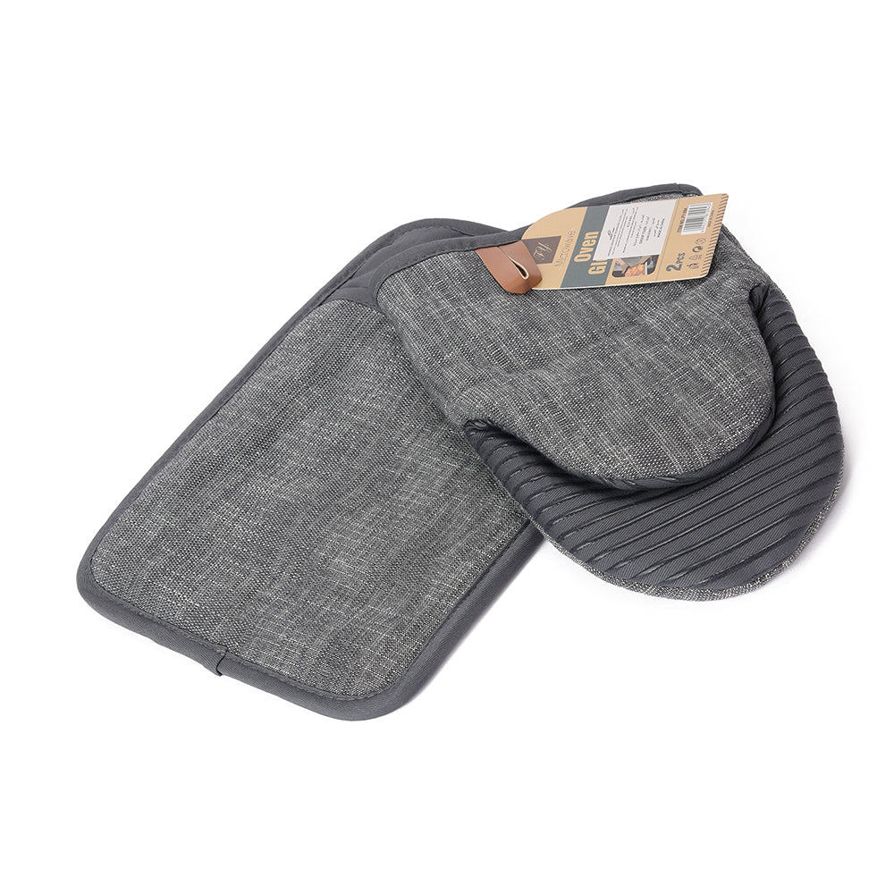 Oven Mitt and Pot Holder Set, 2 Pcs.
