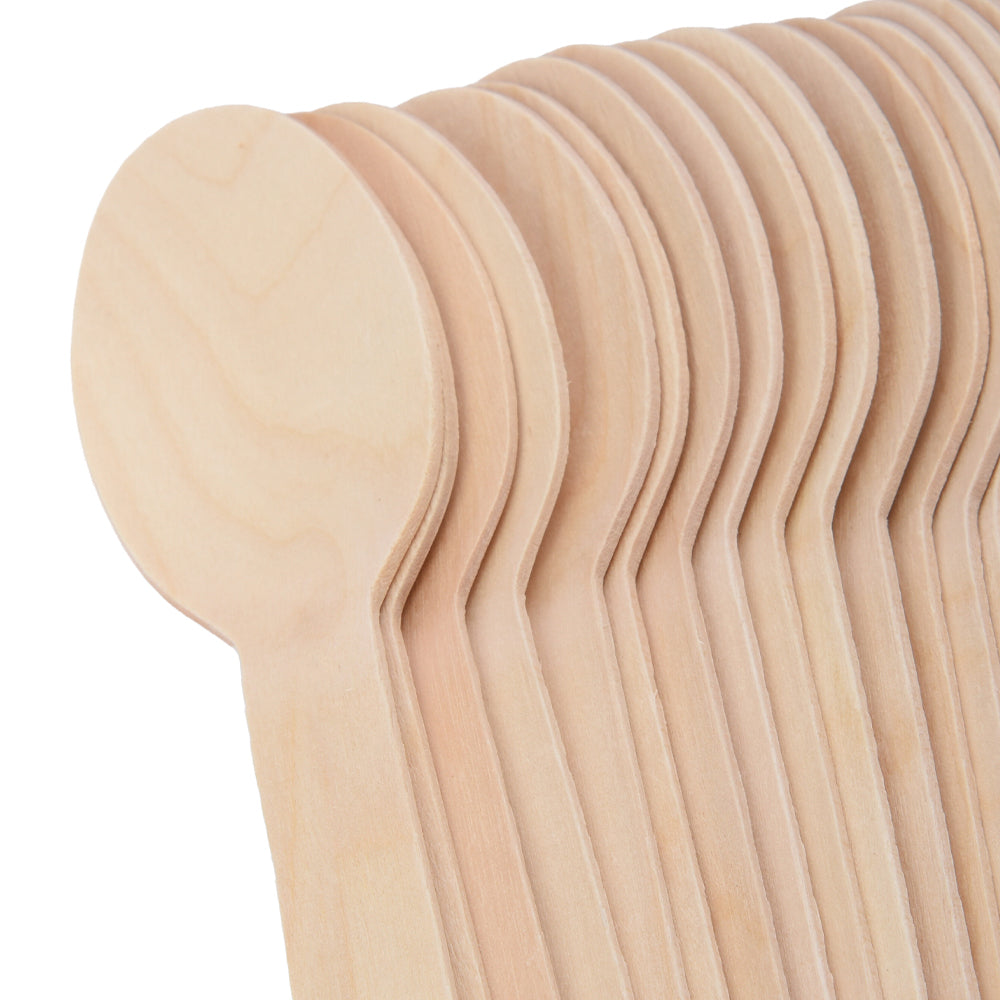 Wooden Spoons, 50 Pack